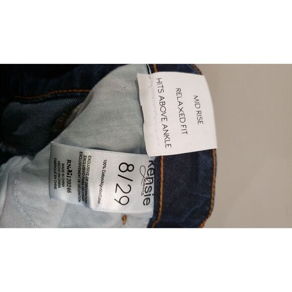 Kenzie Girlfriend Fit Jeans Size 8/29 Mid-rise Relaxed Fit Ankle NWT - Picture 8 of 8